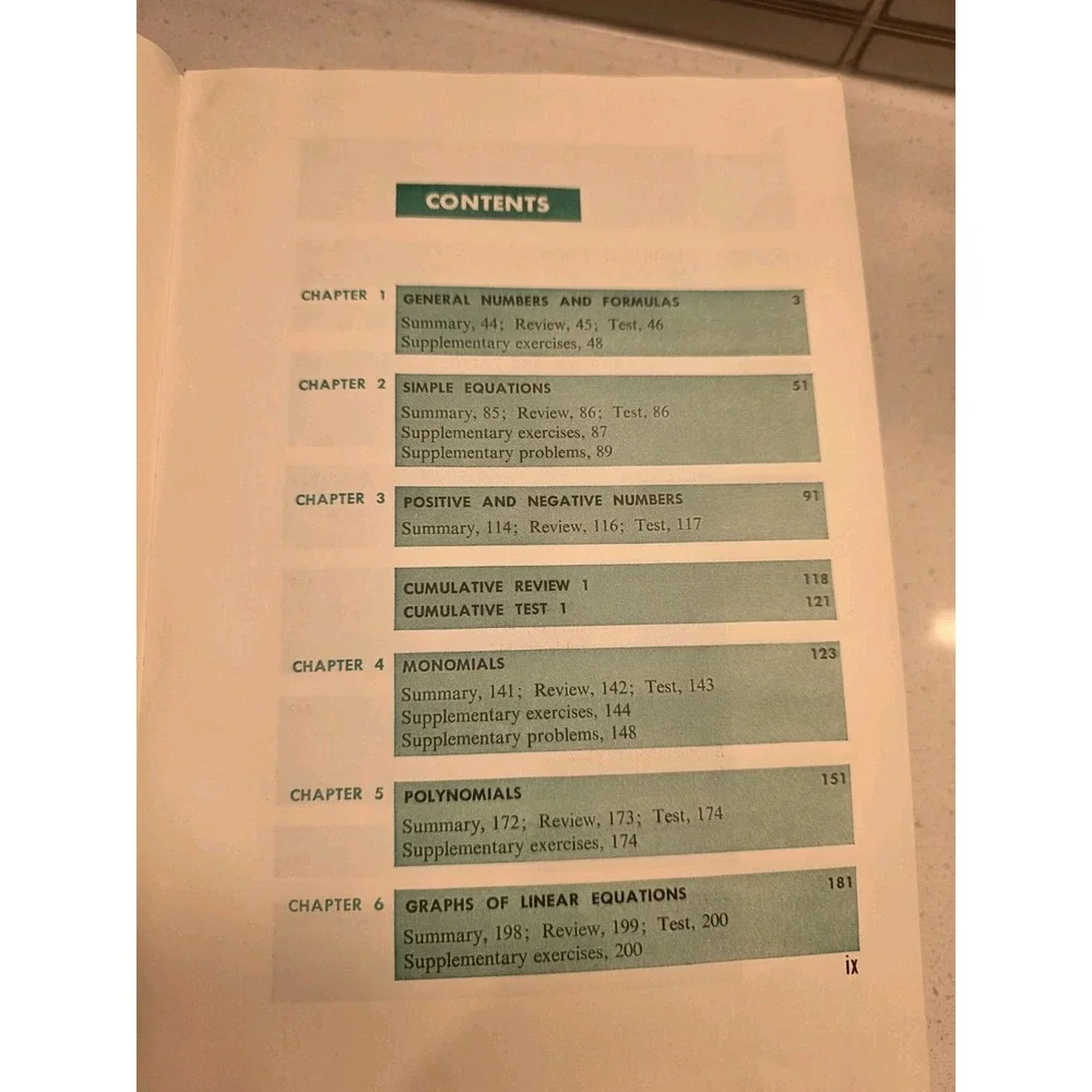 Vintage 1955 Algebra Course 1 Textbook Fehr Carnahan Beberman D.C. Heath